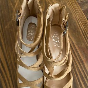 Beige, Franco Sarto open to heels-new